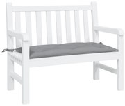 vidaXL Almofadão p/ banco de jardim 100x50x7cm tecido oxford cinzento
