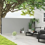 Toldo lateral com proteção contra olhares indiscretos, retrátil, dim. 4,00 m (L) x 1,60 m (A), em alumínio. Poliéster anti-UV de alta densidade, 180 g