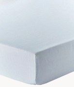 Lençol em linho lavado com elástico topper Airy