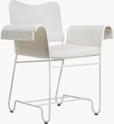 Cadeira de jantar para jardim com franjas Tropique