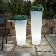 VASO REDONDO FICUS 80 CM LUZ LED BRANCO FRIO COM CABO HOTEL, CASA, JARDIM, RESTAURANTE, BAR