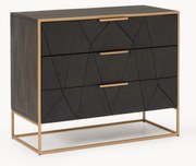 Cómoda em madeira de manga Harry