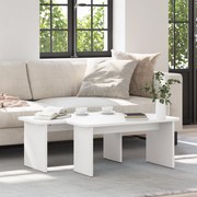 vidaXL Mesa de centro 2 pcs Branco 100 x 69 x 35.5 cm