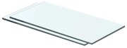 vidaXL Prateleiras 2 pcs 40x15 cm vidro transparente