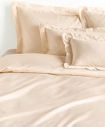 Capa de edredão em cetim de algodão Premium