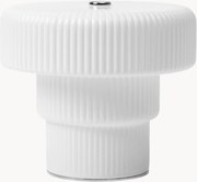 Candeeiro de mesa LED portátil e regulável artesanal Ripple