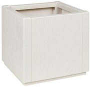 vidaXL Plantador de Jardim Branco 36 x 36 x 35 cm em PP