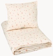 Roupa de cama para crianças em cetim de algodão Bows