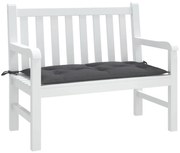 Almofadão p/ banco de jardim 100x50x7cm tecido oxford antracite