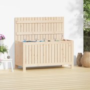 vidaXL Caixa de arrumação jardim 115x49x60 cm pinho maciço