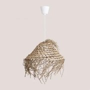 Luminária De Teto Externa Em Bambu Beyker Ø42 Cm - Sklum