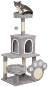 PawHut Arranhador para Gatos 110 cm Arranhador para Gatos Torre para G