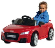 Carro elétrico infantil a bateria 12V Audi TT RS Vermelho