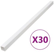 Calhas para cabos 40x25 mm 30 m PVC