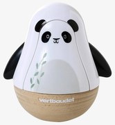 Sempre-em-pé com caixa de música panda Tanzânia em madeira FSC®   branco