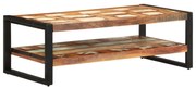 vidaXL Mesa de centro 120x60x40 cm madeira recuperada maciça