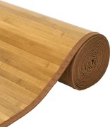 vidaXL Tapete retangular 70x300 cm bambu cor natural
