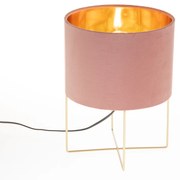 Candeeiro de mesa moderno rosa com ouro - Rosalina Candeeiro de mesa moderno rosa com ouro - Rosalina Candeeiro de mesa moderno rosa com ouro - Rosalina Moderno