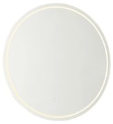 Espelho de banheiro moderno de 60 cm com LED e dimmer de toque - Sebas Moderno