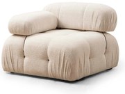 Sofá de 1 Lugar Bubble – Creme – 95x95x75 cm