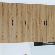 vidaXL Armário de Cozinha Carvalho Artesanal 30 x 31 x 100 cm