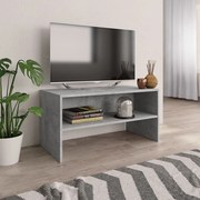vidaXL Móvel de TV 80x40x40 cm contraplacado cinzento cimento