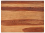 vidaXL Tampo de mesa madeira de acácia maciça 25-27 mm 60x80 cm