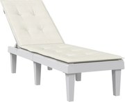 vidaXL Almofadão para cadeira terraço (75+105) x 50 x 4cm mesclado tecido