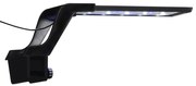 vidaXL Lâmpada de aquário LED com braçadeira 25-45 cm azul e branco