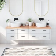 vidaXL Bancada p/ WC 180x60x(2-4) cm madeira maciça tratada castanho
