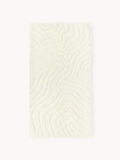 Tapete em lã artesanal com relevo Aaron