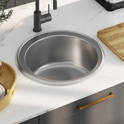 Lava-louças de cozinha com ralo e sifão aço inoxidável