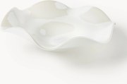 Taça decorativa em vidro artesanal Ona, L 32 cm