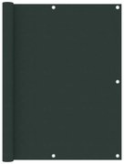 Tela de varanda 120x500 cm tecido Oxford verde-escuro