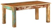 vidaXL Mesa de centro 100x55x45 cm madeira recuperada maciça