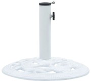 Base para guarda-sol 9 kg 40 cm ferro fundido branco