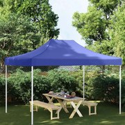 vidaXL Teto para tenda de festas 4x3 m 270 g/m² azul