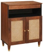 vidaXL Armário lateral Castanho 60 x 33,5 x 75 cm