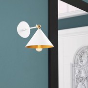 Aplique de Parede Berceste – Branco – 19 x 26 cm