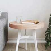 vidaXL Tampo de mesa redondo Ø40x4 cm madeira de faia maciça