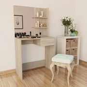 vidaXL Toucador em aglomerado 75x40x141 cm carvalho