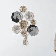 PAINEL DE PAREDE DE FERRO GLOTH -C- CM 70X5,5X102 MULTICOLOR