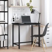 vidaXL mesa Carvalho Preto 100 x 50 x 76,5 cm