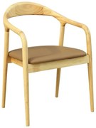 Conjunto de 2 Cadeiras de Jantar CANES – 56x56x82 cm – Madeira de Faia