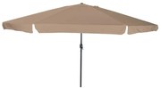 vidaXL Parasol de Jardim 395 x 245 cm Taupe