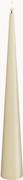 Vela LED artesanal com aspeto de chama real Cone Shaped, Alt 38 cm