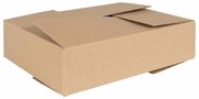 vidaXL Caixa Dobrável 50 pcs 40x30x10 cm Cartão