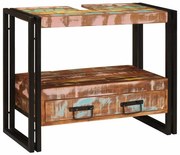 vidaXL Armário para lavatório de casa de banho com gaveta com prateleira