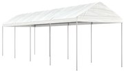 Tenda de Eventos com telhado 8,92x2,28x2,69 m polietileno branco