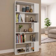 vidaXL Estante/divisória 80x24x159 cm derivados de madeira branco